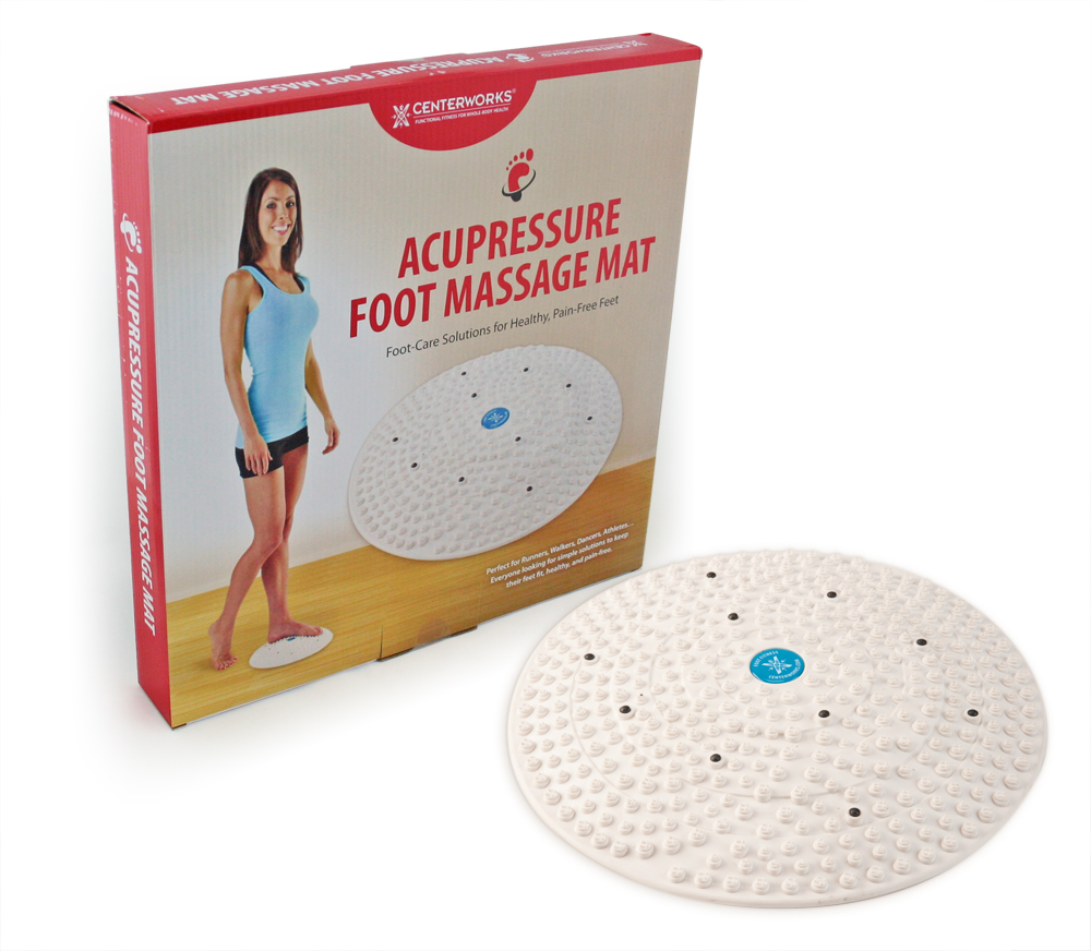 Cool New Foot-Massage Product: The Centerworks® Acupressure Foot Massage Mat